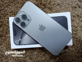  3 Iphone 15 pro max 256 Natural Titanium ايفون 15 برو ماكس 256 شرق أوسط