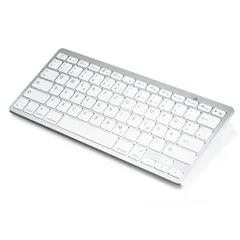  3 كيبورد لاسلكي . بلوتوث . حجم صغير  لون ابيض BLUETOOTH WIRELESS KEYBOARD WB-8022