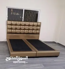  19 سرير مفرد ونص فندقي منجد واللون والموديل من اختياركم بكفالة شاملة 3 سنوات