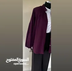  1 قميص صيفي لون عنابي