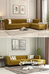  2 L shape sofa new design
