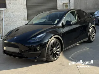  3 تملك تسلا مودل y 2022 بريفورمنس  B+ اوتو سكور  اقل سعر