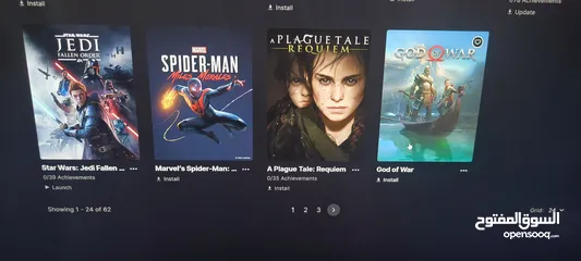  8 حساب EPIC يحتوي على احدث الالعاب الاصليه اونلاين وليس اوفلاين