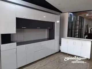  21 كاونتر mdf 3 مترات مع سنك متر ونص مرمر  