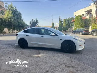  3 تيسلا 2023 لون ابيض لؤلؤي مميز تب نظافه فحص نظيف