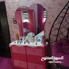  1 غرفه نوم بنات بحال الوكاله تفصيل بالكامل مع البرادي والمكيت