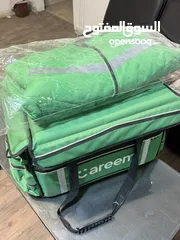  1 شنتة كريم مع جاكيت جديد بالكيس