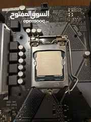  7 مجموعة قطع معالج i7 9700f + لوحة ام + رام + بور سبلاي 650 + تبريد