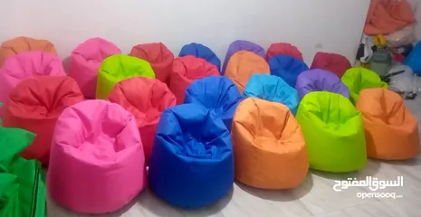  14 بفات بين باق bean bag قماش ووتر بروف يتحمل العوامل الخارجية. متوفر خدمة التوصيل لجميع المحافظات