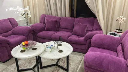  4 طاولة وسط رخام عالي الجودة  4 قطع
