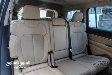  19 Jeep Grand Cherokee L 2021 Limited    السيارة بحالة الوكالة و قطعت مسافة 17,000 ميل فقط