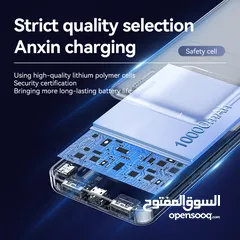  7 باور بانك شاحن محمول مميز VFan F04 Power Bank 10000mAh Dual Charging Devices