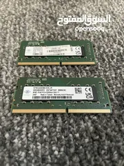  1 رامات لابتوب 16GB DDR4 جديده laptop (RAM)