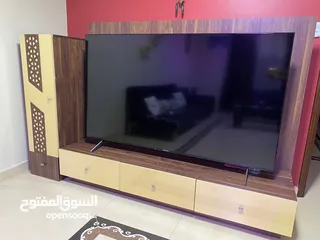  1 TV Table with Side Cupboard. Made in Turkey.
