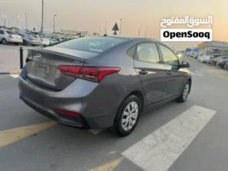  12 هيونداى أكسنت1600 سى سى موديــل 2018بدون حوادث خليجـــــــــى كشافات ضباب تكييــــف باورسنترلوك