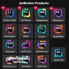  2 اشتراك  jet brains all products pack لمدة عام كامل( 12 شهر)