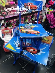  2 السعر شامل التوصيل داخل عمان عرض خاص على مكتب الدراسة للاطفال مع مقعد فقط من island toys