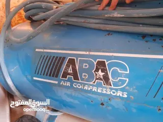  2 كمبريسة هواء إيطالي اصلي 200 لتر للبيع