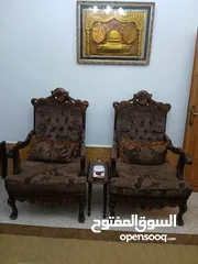  1 طقم كنب فاخر بسعر مناسب جدا جدا وعلى تحدي