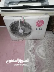  1 بيع عدد اثنين مكيف واحد LG والثاني امريكي + بيع ثلاجه فرجيني امريكي استعمال جيد جدآ