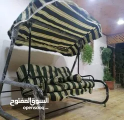  18 مراجيح ثلاثية ورباعيه وثنائيه  واطقم رتان  وكرسي هزاز وكل مستلزمات الحدائق والمزارع والمنازل