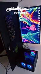  3 مكتب جيمنج مزود ب اضاءة RGB ملونه مع ريموت تحكم بسعر 38دينار شامل التوصيل لجميع المحافظات  لحقوا عرض
