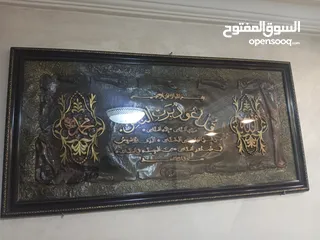  3 برواز  حائط حجم كبير كتيرر فخم وتقيل