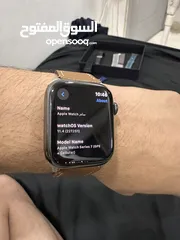  11 ‏Apple Watch Series 7 – ستانلس ستيل 45mm – GPS + Cellular – Graphite