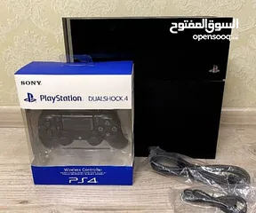  1 بلاستيشن 4 فات شبه مستعمل للبيع