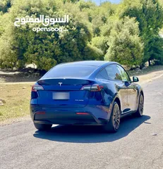  9 ‏TESLA MODEL Y 2022 LONG RANGE فحص كامل بسعر مغرررري فل اضافات دفع رباعي