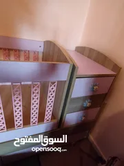 2 سرير اطفال هزاز باخمسه اقجوره