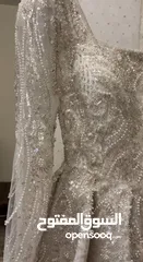  5 فستان زفاف  قياس مديوم