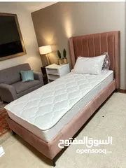 2 تخت بكل الاحجام يشمل فرشة ومخدات والتوصيل والتركيب لباب بيتك  ...صناعة محلية بجودة عالية وتصميم انيق
