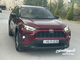  1 تويوتا راف فور 2024 فحص كامل مرفق بالصور جمرك جديد لون خمري مميز داخليه أوف وايت كاش وأقساط