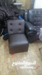  4 كرسي انتظار ثلاثي معدني