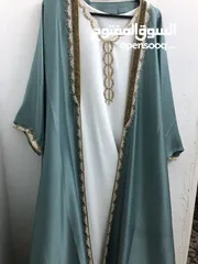  1 قفطان قطعتين  فستان داخلي + البشت
