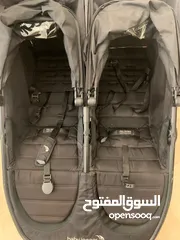  4 Baby jogger double stroller  عربة أطفال مزدوجه