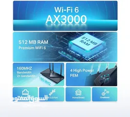  10 راوتر انترنت شبكات انترنت وايرلس تي بي لينك TP Link Dual Bands Router AX55 for internet connection