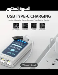  5 مصباح عمل صغير SMILINGSHARK TIP200 - مصباح يعمل بتقنية LED قابل لإعادة الشحن بواسطة USB