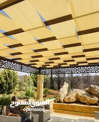  10 مظلات - اشرعه - لكسان - حداده عامه - اسوار - مظلات قوسيه - بيرجولا - شماسي - سواتر جانبيه