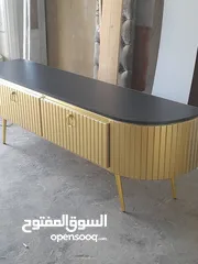  12 طاولات وسط خشب ودهان مكون من ثلاث قطع خشب لامنيت 18م الون حسب الطلب