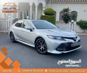  2 تويوتا كامري موديل 2019 فحص كامل 7 جيد فل مع فتحة بحالة الوكالة