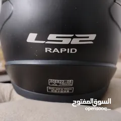  3 خوذة اصلية مصنفة LS2 Rapid Helmet مع سماعات Vimoto v6