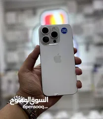  3 عرض خاص : iPhone 15 pro 256gb هاتف بحالة الوكالة بدون مشاكل مع ضمان و مع ملحقات و بأقل سعر لا يفوتك