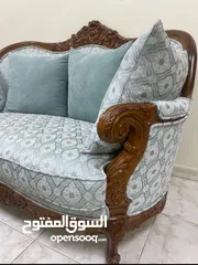  3 طقم جلوس من الخشب الفاخر