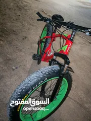  1 بسكليت عجل عريض وكاله  استعمال خفيف  بسم الله ماشاء الله