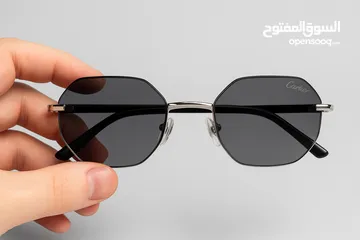  5 نظارة Cartier C-251 أصلية  مقاس 56-18-140  تصميم فاخر