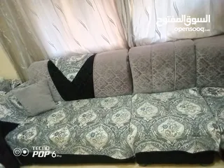  3 طقم كنب+بوفيه للبيع
