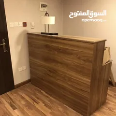  1 كاونتر مستعمل للبيع بحاله جيده مقاس 162*60