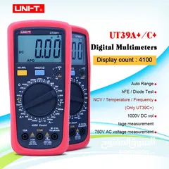  1 ساعة فحص UNI-T-UT39A+ Modern Digital multimeter